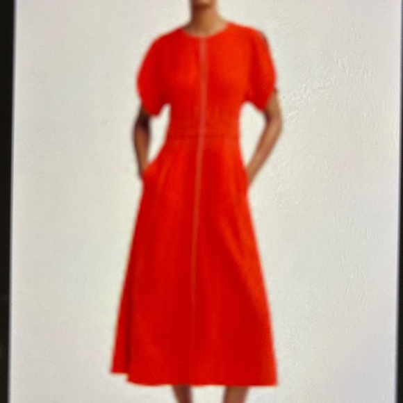 ME+EM Dresses & Skirts - ME+EM NWOTContrast Stitch Midi Cape Sleeve  Dress NWOT